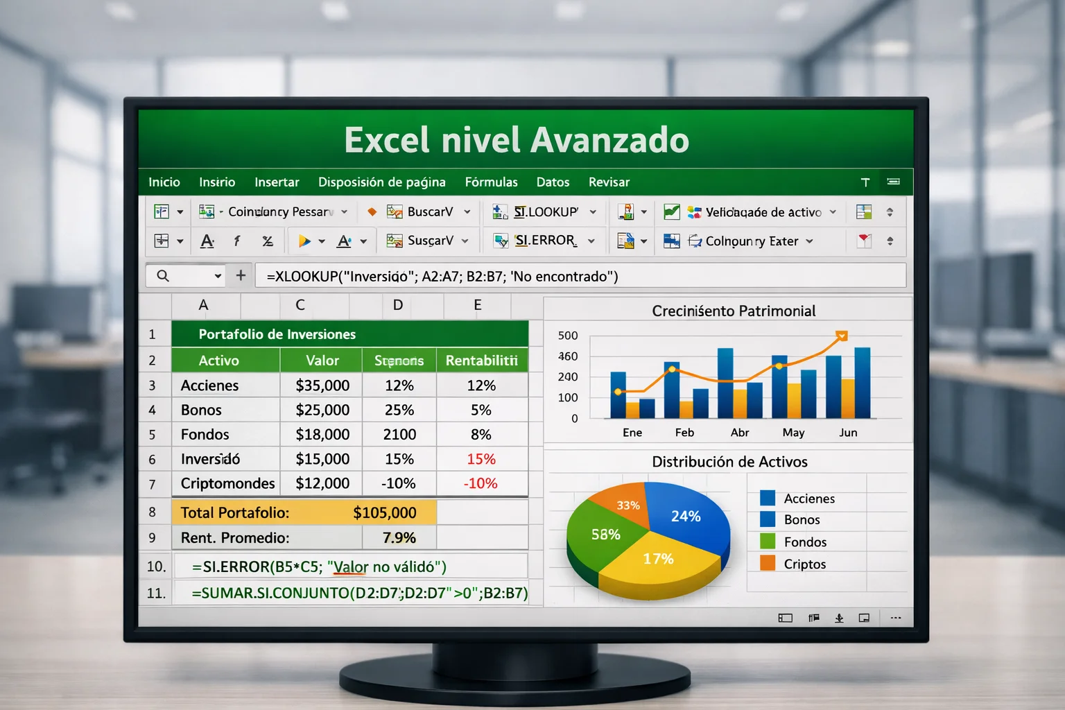 Curso Excel nivel avanzado Madrid